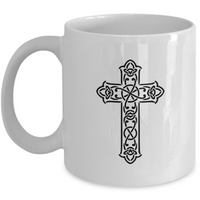Christian Mug For Women - Christian Wife Or Christian Girlfriend Ceramic Mug - "Woman Of Faith"