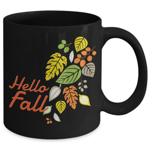 Fall Coffee Mug - Autumn Leaf Coffee Mug - 