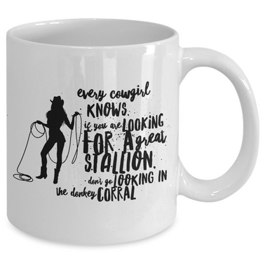 Cowgirl Coffee Mug - Funny Cowgirl Gift - Women Cowgirl- Cowgirl Present - 
