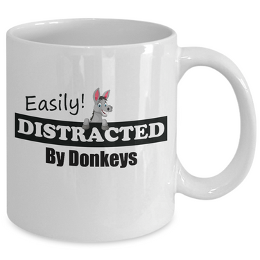 Donkey Mug - Ceramic Donkey Cup - Donkey Gift For Donkey Lovers - 