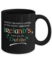 Load image into Gallery viewer, Irish Mug - Funny Irish Gift - Ireland Mug - St Patricks Day GIft - &quot;Which Country&#39;s Capital?&quot;
