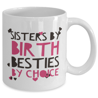 Sister Coffee Mug - Sister Birthday Gift - Christmas Gift For Sister - Big Sister- Little Sister