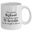 911 Dispatcher Operator Gifts For Husband. Funny Husband Gift. Husband Wife Mug. Husband Birthday. 911 Mug. Husband Of 911 Operator Gift