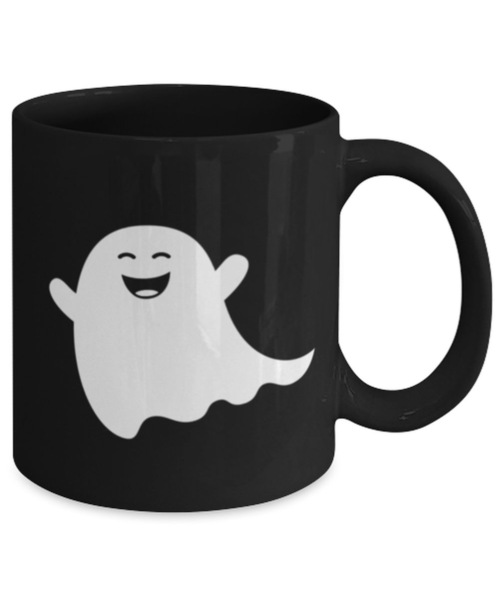 Smiling Ghost Coffee Mug. Halloween Mug. Ghost Cup. Ghost Decor. Cute Ghost Gift For Women Or Men. Ghost Present For Him Or Her