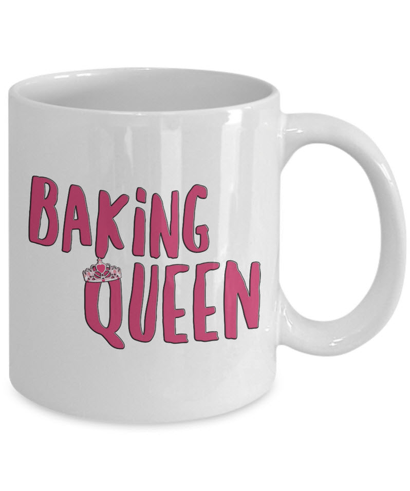 Baking Coffee Mug - Baker Gift Idea For Women- "Baking Queen"
