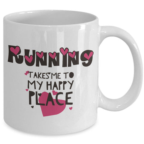 Running Coffee Mug - Funny Runner Or Jogging Lover Gift Idea - 