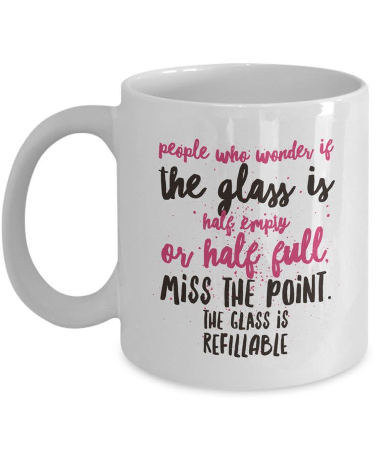 Adult Humor Coffee Mug - Funny Sayings Coffee Mug For Women Or Men - "People Who Wonder"