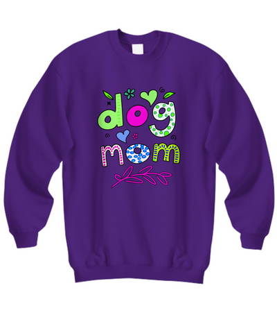 Dog Mom Sweatshirts For Women - Gift For Women Dog Lovers - Plus Size Dog Mom Sweatershirt - Dog Owner Gift - Gift For Her - Dog GIfts