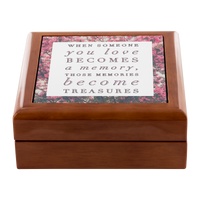 Load image into Gallery viewer, Wooden Keepsake Memory Box - Loss Loved One Gift - Gifts For Grieving - &quot;When Someone You Love&quot;
