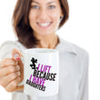 Weight Lifting Mug - Womens Or Mens Gym Mug - Fitness Gift - "I Lift Because I Have Daughters"