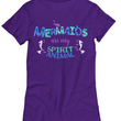 Mermaid Shirt For Women Or Teen Girls - Cute Ladies Mermaid Shirt -"Mermaids Are My Spirit Animal"