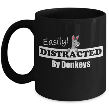 Donkey Mug - Ceramic Donkey Cup - Donkey Gift For Donkey Lovers - 