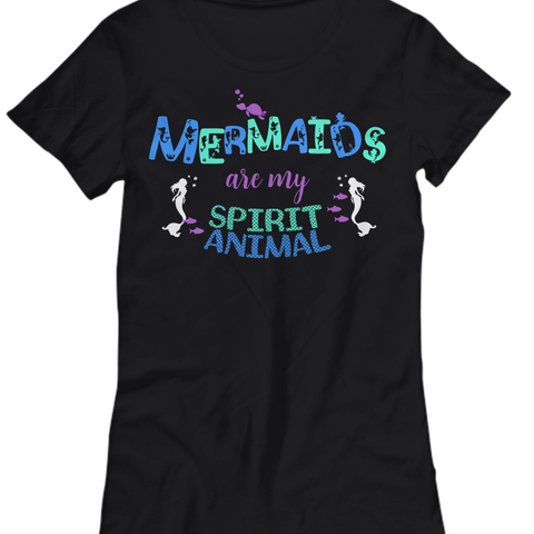Mermaid Shirt For Women Or Teen Girls - Cute Ladies Mermaid Shirt -