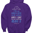 Country Music Hoodie - Funny Country Music Gift - "I Like My Country Music At The Volume"
