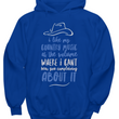 Country Music Hoodie - Funny Country Music Gift - "I Like My Country Music At The Volume"