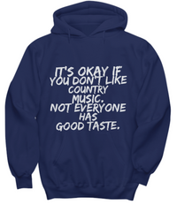 Load image into Gallery viewer, funny country music hoodie for women or men
