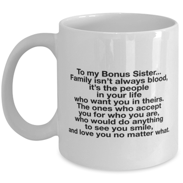 Bonus Sister Gift, Sister In Law Gift, Sister Of The Groom, Wedding, Thank You, Bridesmaid, Bridal Shower