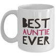 Auntie Mug-Gift for Aunt-Aunt Gift-Best Auntie Ever-Sister Gift-New Auntie-Aunt Birthday-Auntie Christmas