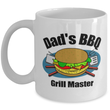 Funny Dad BBQ Grill Master Coffee Mug, Grill Gift For Men, Barbecue Mug, Grilling Gift, Father's Day Gift for Dads, Step Dad Birthday Gifts