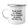 Funny Siamese Cat Coffee Mug. Siamese Cat Gifts. Funny Cat Lover Gift. Cat Enamel Mug. Cat Birthday Gift. Siamese Gifts. Cat Mom. Cat Dad