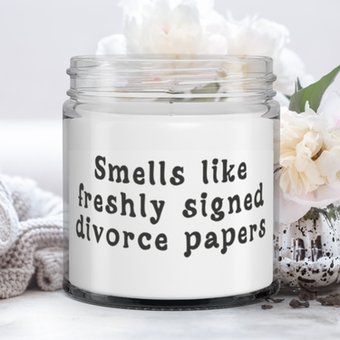 Funny Divorced Candle. Divorcee Gift. Divorced Decorations. Divorced Gifts For Women Or Men. Divorced Parents. Divorced Party For Him Or Her