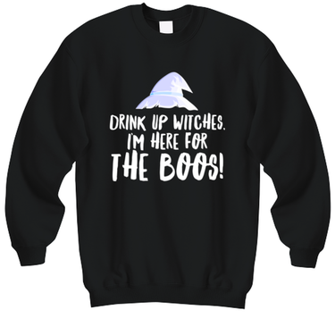 Funny Witch Sweatshirt. Witch Gifts. Witch Clothing. Witch Top. Witch On Broomstick. Witch And Cat. Witch Items. Witch Vibes Woman