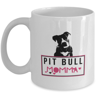 Pit Bull Mug. Pit Bull Momma. Pitbull Lover Gifts For Her. Dog Mom Mug. Pit Bull Gifts For Women. I Love My Pit Bull. I Love My Pit Bull Mix