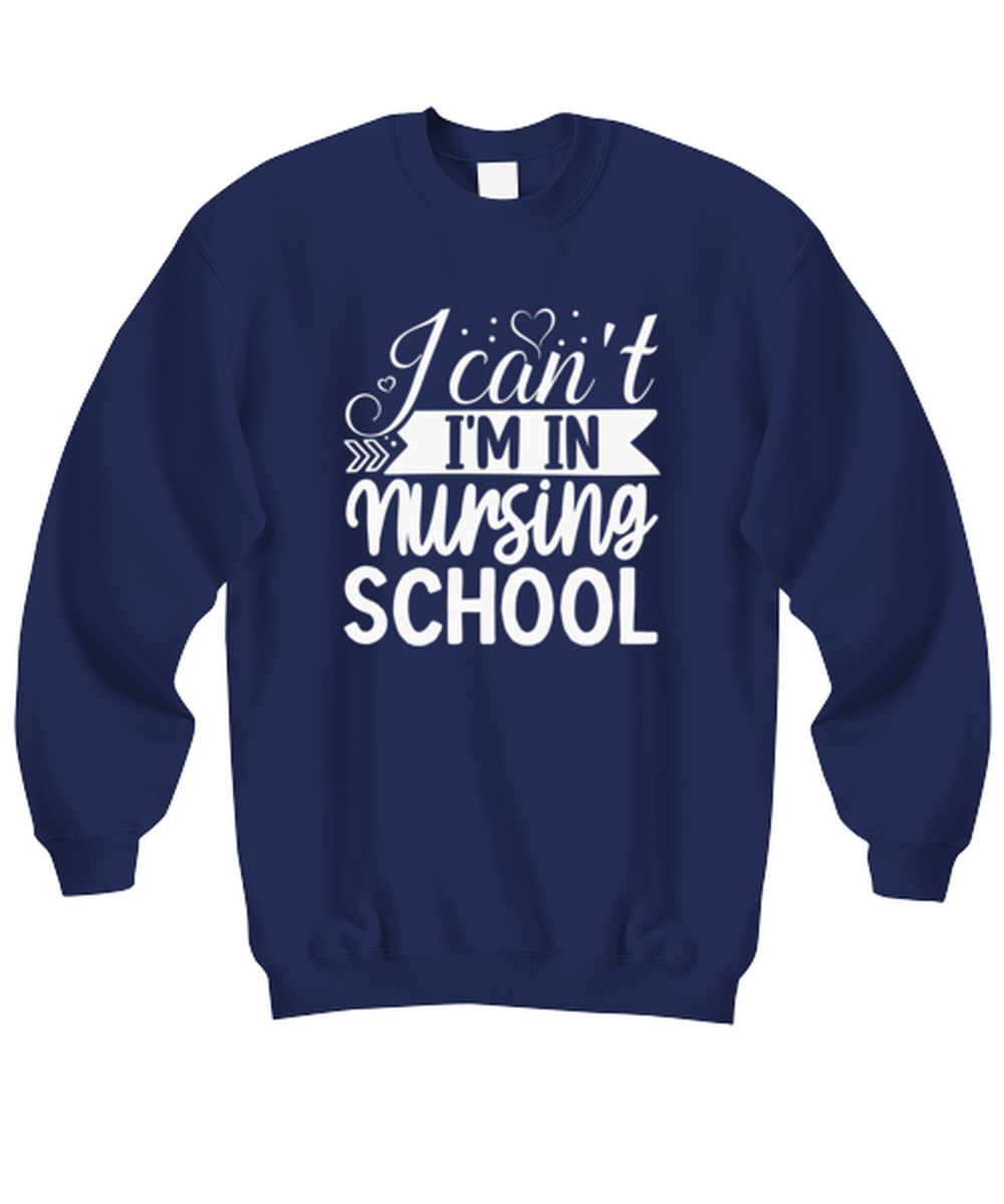 Funny Nursing Student Sweatshirt. Apparel. Student Nurse Gifts. Nurse Student Gift. Nurse Student Crewneck. Trainee Nurse To Be Gifts