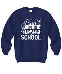 Load image into Gallery viewer, Funny Nursing Student Sweatshirt. Apparel. Student Nurse Gifts. Nurse Student Gift. Nurse Student Crewneck. Trainee Nurse To Be Gifts
