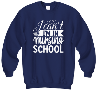 Funny Nursing Student Sweatshirt. Apparel. Student Nurse Gifts. Nurse Student Gift. Nurse Student Crewneck. Trainee Nurse To Be Gifts