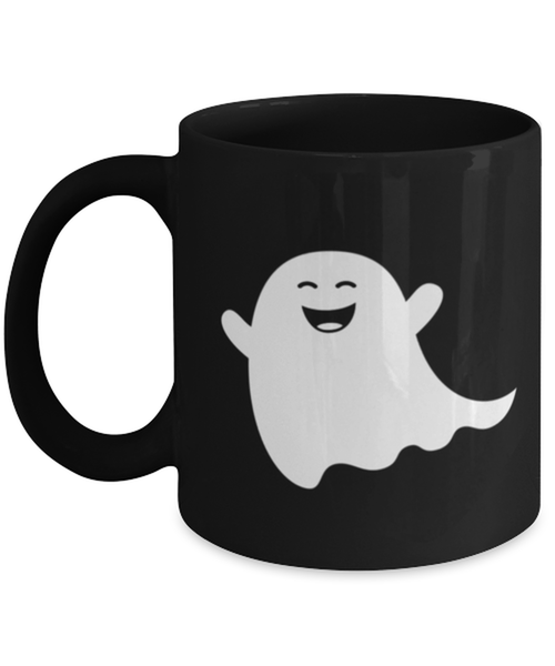 Smiling Ghost Coffee Mug. Halloween Mug. Ghost Cup. Ghost Decor. Cute Ghost Gift For Women Or Men. Ghost Present For Him Or Her