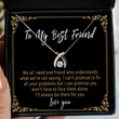 Best Friend Sterling Silver Wishbone Necklace Gift For Her. Special Friend Keepsake. Best Friend Jewelry Birthday Or Christmas Gifts