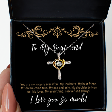 Boyfriend Necklace. Boyfriend Gift Box. Long Distance Relationship Gift For Boyfriend. 1 Year, 2 Yr Anniversary Cute Gifts For Boyfriend