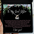 Soul Sister Necklace. Soul Sister Birthday Gift. Soul Sister Jewelry. To My Soul Sister. Soul Sister Best Friend Christmas Stocking Stuffer