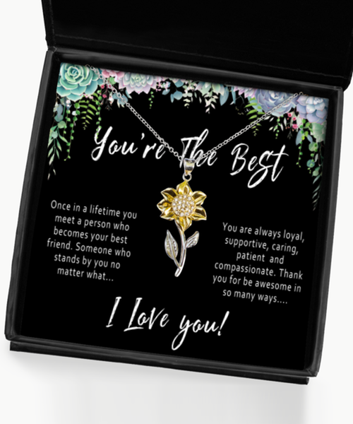 You're The Best Gift For Women. Thank You Necklace. You Are Amazing Gift. Grateful Necklace. Thanks Gift. Thank You Jewelry Note Present