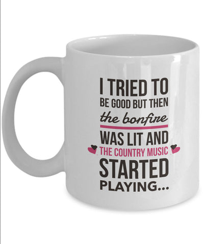 Country Music Coffee Mug - Funny Music Gift For Country Music Lovers - 