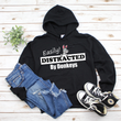 Donkey Hoodie - Cute Donkey Gifts For Women - Donkey Gifts - "Easily Distracted By Donkeys"