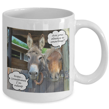 Donkey Mug - Ceramic Donkey Cup - Gift For Donkey Lover - Donkey Gift - 