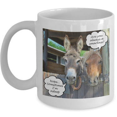 Donkey Mug - Ceramic Donkey Cup - Gift For Donkey Lover - Donkey Gift - 