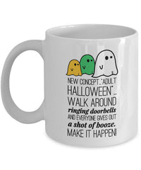 Load image into Gallery viewer, Halloween Coffee Mug- Funny Halloween Gift For Adults - Ghost Mug - &quot;New Concept Adult Halloween&quot;
