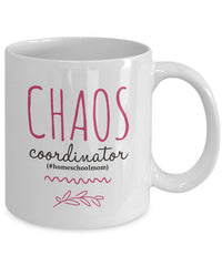 Load image into Gallery viewer, Homeschool Coffee Mug - Funny Gift For Homeschooling Moms - &quot;Chaos Coordinator&quot; - Non Religious Homeschool Gift For Moms - Homeschool Mom Stuff
