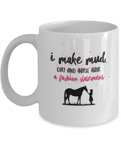 Horse Coffee Mug - Funny Horse Lovers Gift - Cowgirl Gift Idea - 