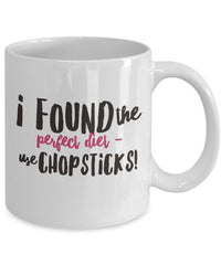 Load image into Gallery viewer, Weight Loss Mug - Funny Diet Themed Gift Idea For Men Or Women - &quot;I Found The Perfect Diet&quot;
