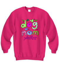 Load image into Gallery viewer, Dog Mom Sweatshirts For Women - Gift For Women Dog Lovers - Plus Size Dog Mom Sweatershirt - Dog Owner Gift - Gift For Her - Dog GIfts
