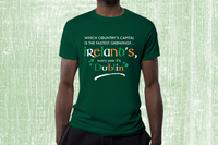 Load image into Gallery viewer, Irish Shirts For Men  - Green Irish Shirt - Funny St Patricks Day Gift - &quot;Which Country&#39;s Capital?&quot;
