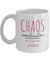 Load image into Gallery viewer, Homeschool Coffee Mug - Funny Gift For Homeschooling Moms - &quot;Chaos Coordinator&quot; - Non Religious Homeschool Gift For Moms - Homeschool Mom Stuff
