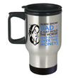 Horse Mug - Stainless Steel Horse Travel Mug - Horse Gifts For Men Horse Lovers - "Horse Show Dad"