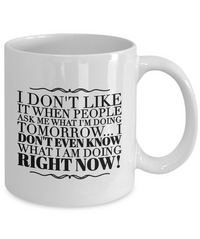 Load image into Gallery viewer, Adult Humor Coffee Mug - Funny Coffee Mug For Women Or Men - &quot;I Don&#39;t Like It When People Ask Me&quot;
