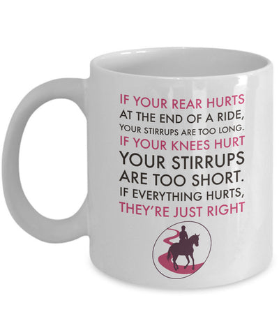 Horse Coffee Mug - Funny Horse Lover / Cowgirl Gift - 