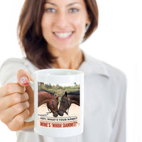 Load image into Gallery viewer, Horse Coffee Mug - Funny Horse Lovers Gift - &quot;Hey What&#39;s Your Name?&quot;
